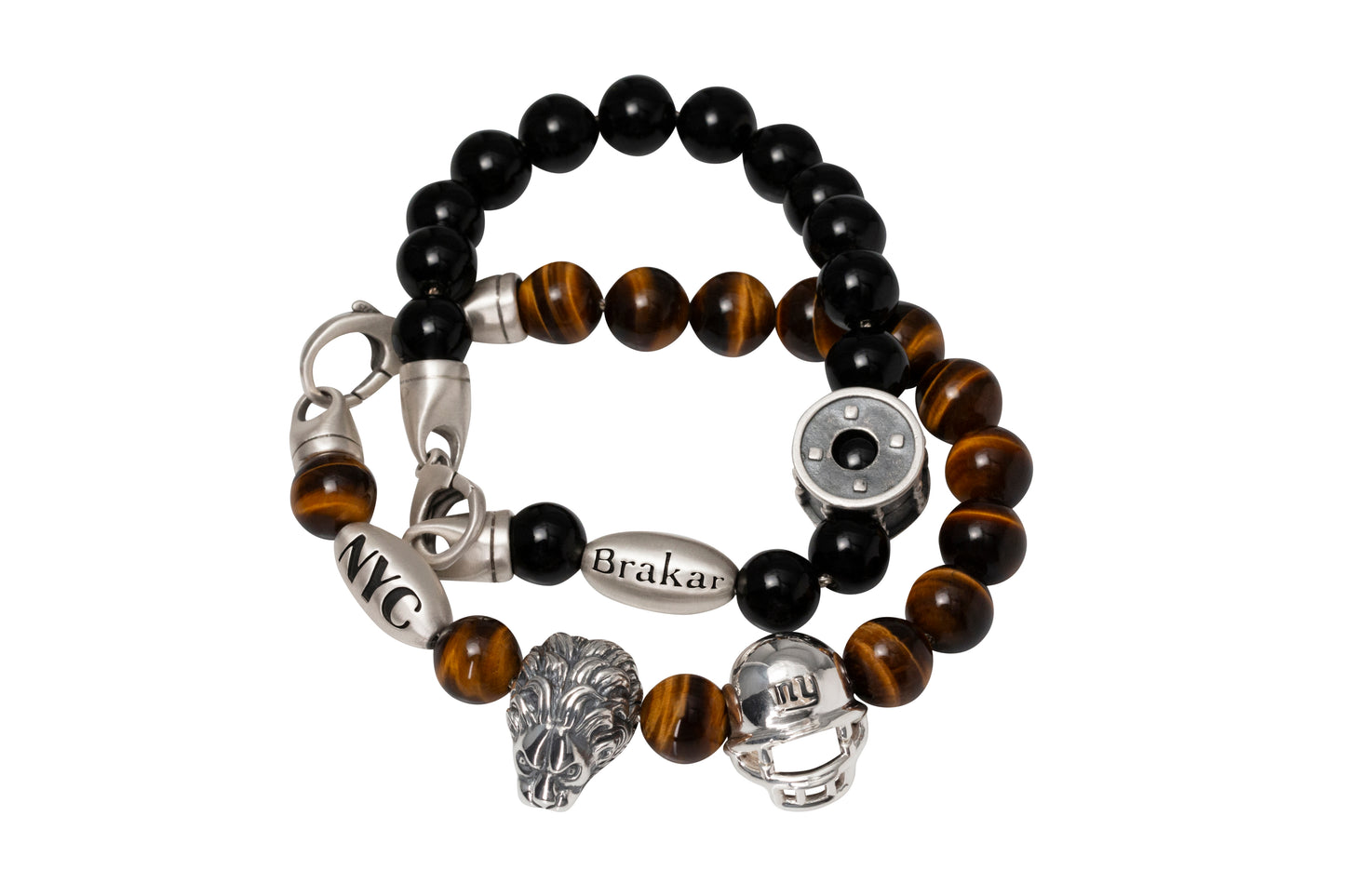 925 Sterling Silver NY Football Helmet