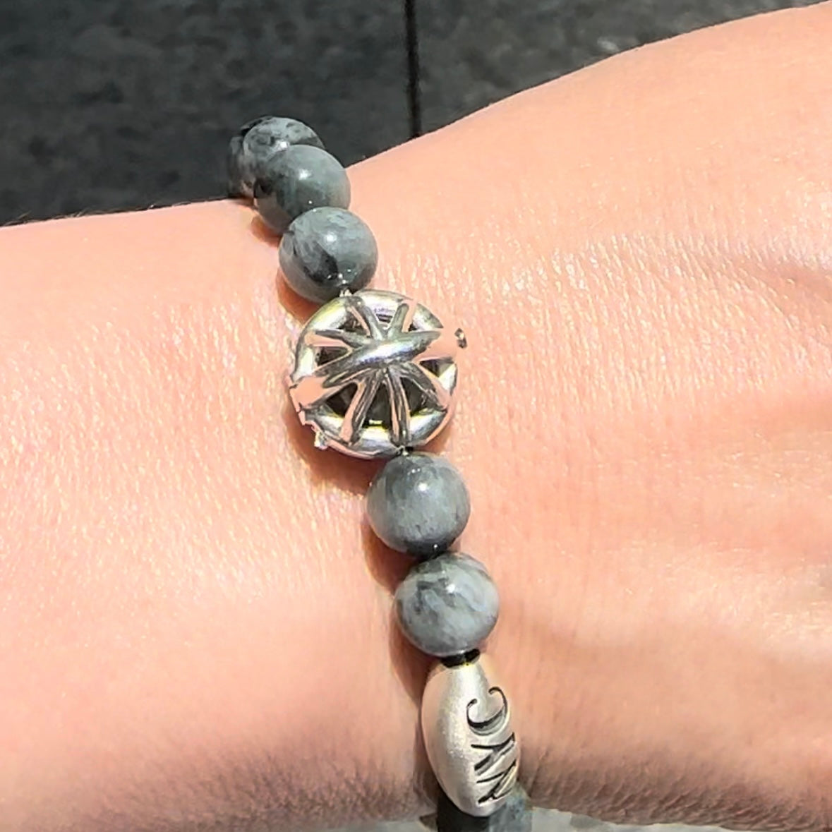 925 Sterling Silver Hallow Ball Charm