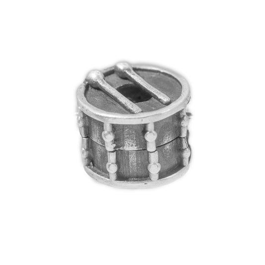 925 Sterling Silver Drum Charms