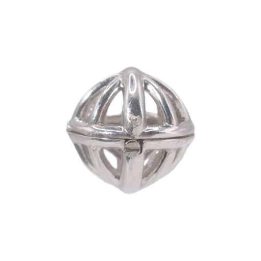 925 Sterling Silver Hallow Ball Charm